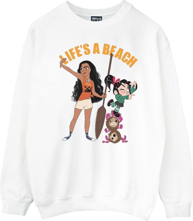 Produktbild Disney Wreck It Ralph Moana And Vanellope Sweatshirt Jungen (152, 158)