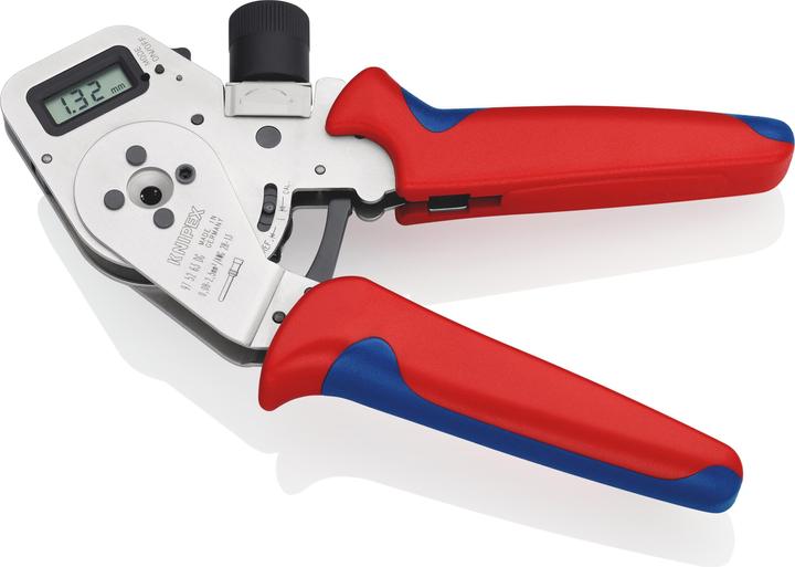 Image du produit Knipex Pince à sertir à quatre points pour contacts tournés (195 mm)