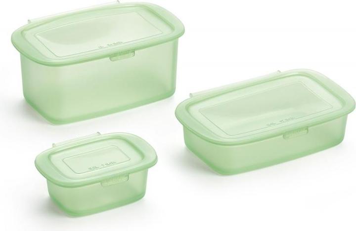Produktbild Lékué Set wiederverwendbarer Silikonbehälter (1 l)