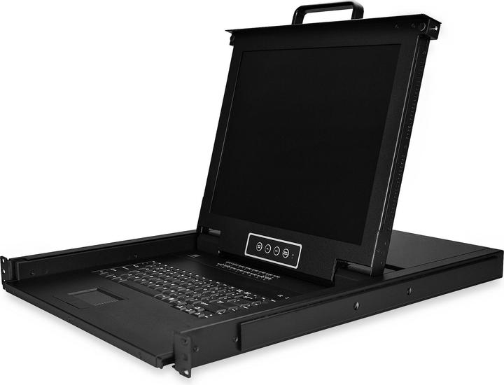 StarTech 1U 16 port KVM console for server racks - VGA KVM - 17 inch - KVM console with K