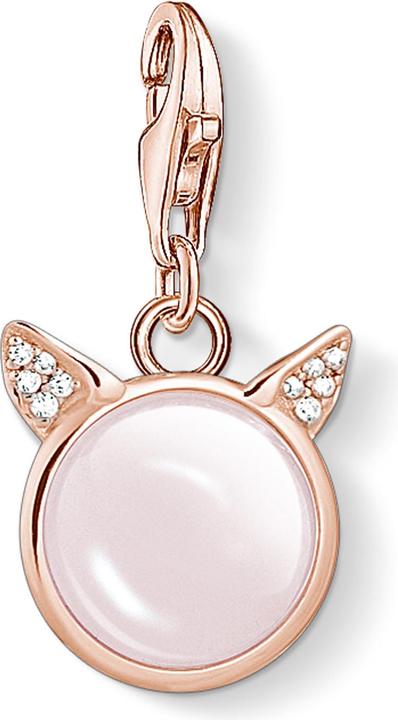 Ciondolo Charm (Sterling silver, 925 Argento, Oro rosa 18k (750))