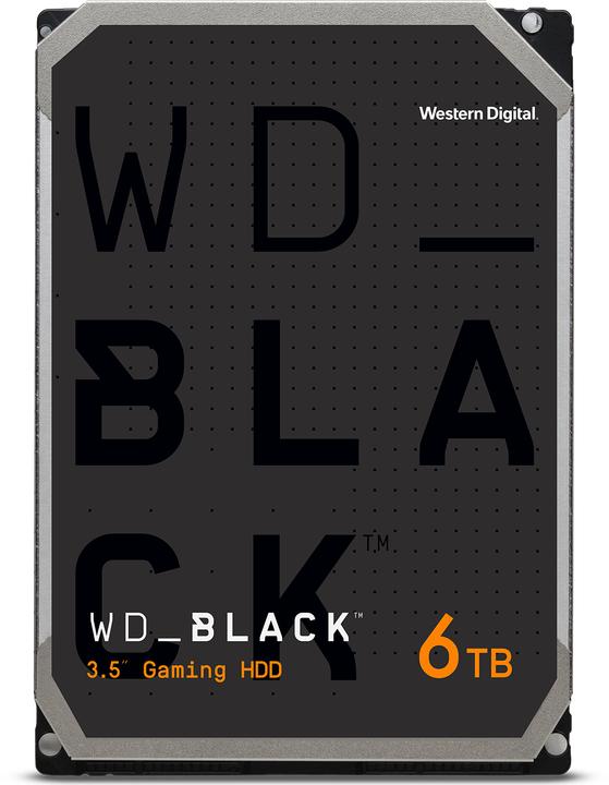 Produktbild WD Black 6TB HDD SATA 6Gb/s Desktop 8,89cm 3,5Zoll (6 TB, 3.5", CMR)