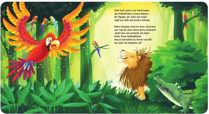 Image du produit Lückel:Le lion Leo dit bonjour et tout le monde Tie (Allemand)