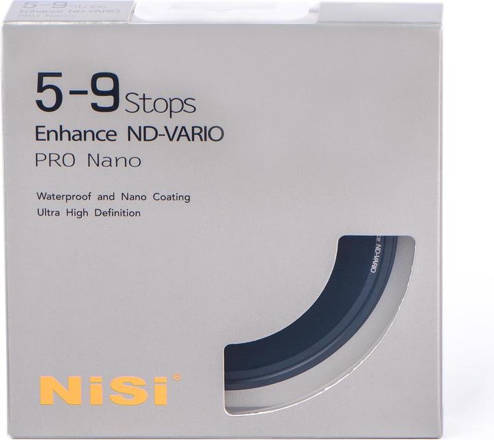 Actual product image Nisi Gray filter Vario Enhanced Pro Nano 5-9 stops 40.5 mm (40.50 mm, Neutral density filter, 40.50 mm)