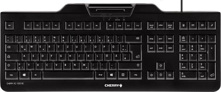 Produktbild CHERRY KC 1000 SC Smartcard Black EU (Eng. Int., Kabelgebunden)