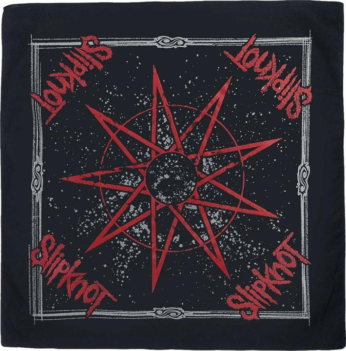 Slipknot Unisex Adult Nine Pointed Star Bandana