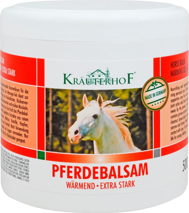 Produktbild Axisis KRÄUTERHOF Pferdebalsam wärmend extra stark, 500 ml Creme