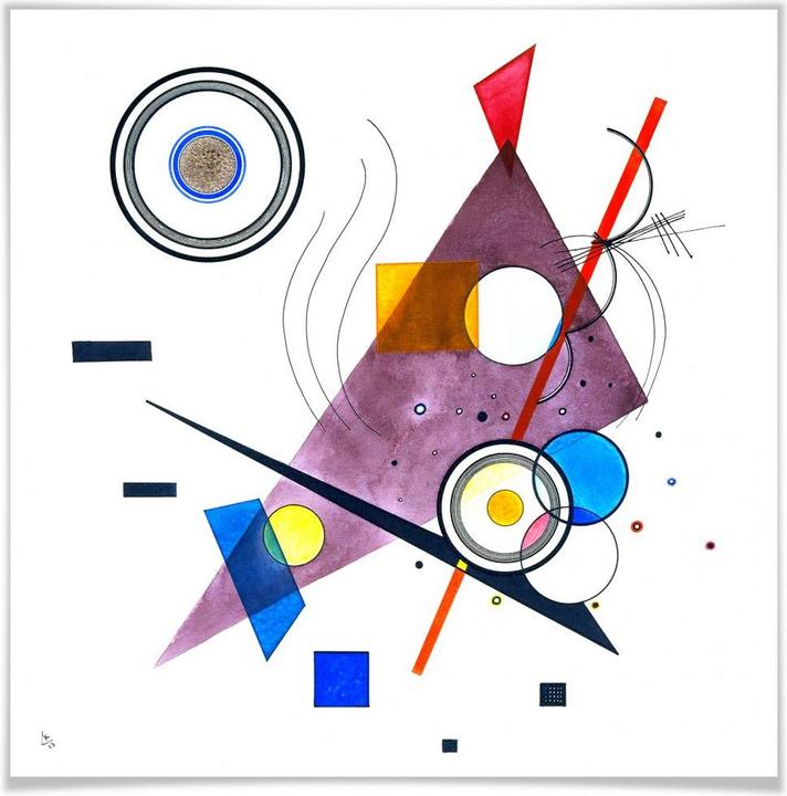 Image du produit Trenddeko Kandinsky - Composition II (40 x 40 cm)