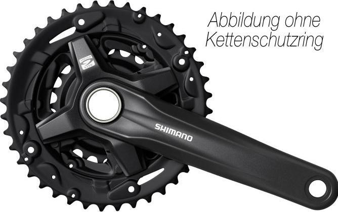 Actual product image Shimano FC-MT210 crankset 40/30/22 teeth 3x9-speed (170 mm)