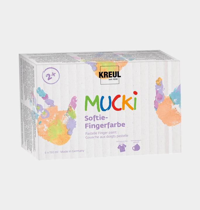 Produktbild Kreul Mucki 6er-set (Gelb, Orange, Rosa, Lila, Grün, Türkis, 900 ml)