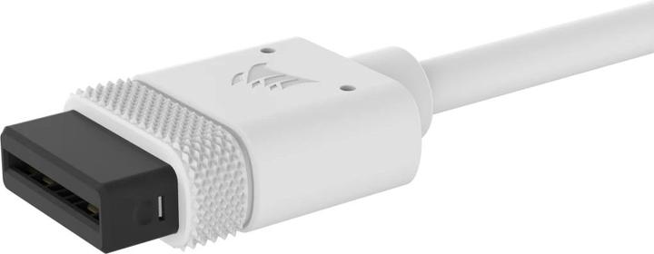 Actual product image Corsair iCUE LINK Cable 600mm with Straight/Slim 90° connectors, White