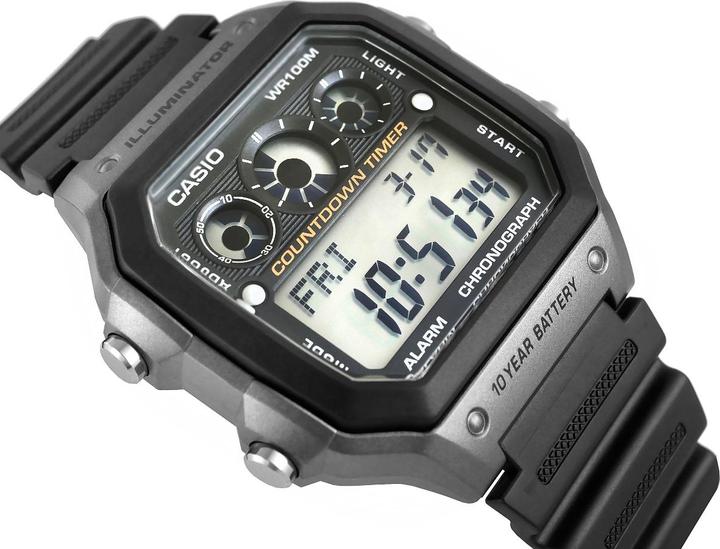 Actual product image Casio Sports - AE-1300WH-8A (Digital watch, Sports watch, 42 mm)