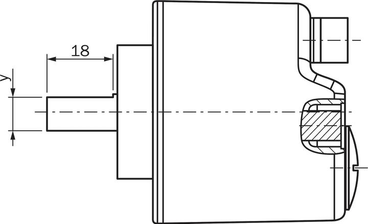 Immagine prodotto Sick Encoder assoluto, 262144 ppr, segnale Ethernet IP, tipo solido, albero da 10 mm