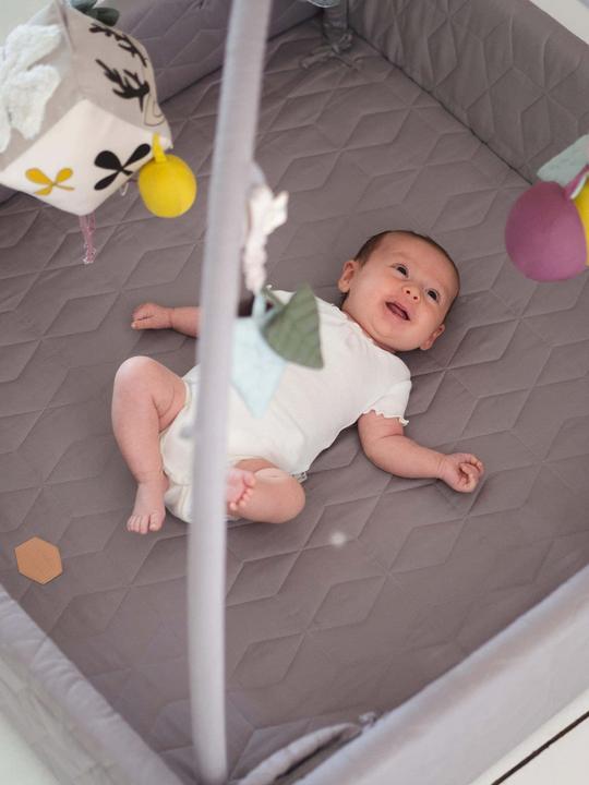 Immagine prodotto Filibabba Aktivitätsnest - Weiches Quilt Dark Grey
