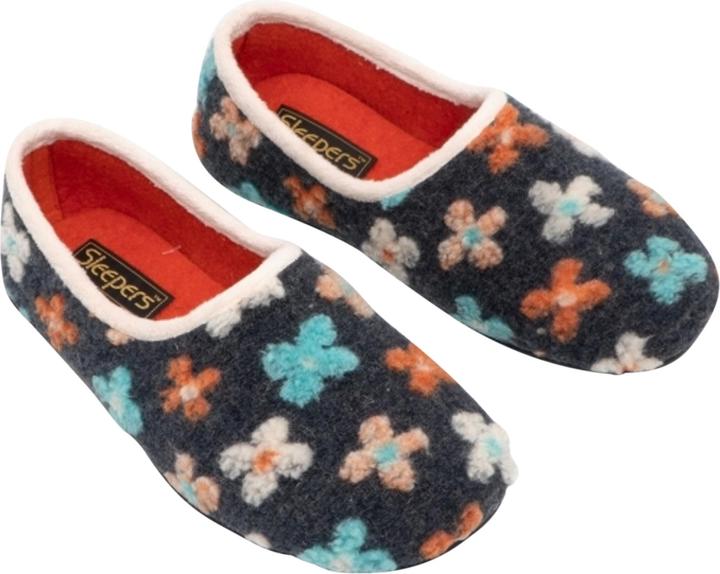 Actual product image Universal Textiles Womens/Ladies Gracie Floral Memory Foam Slippers (42)