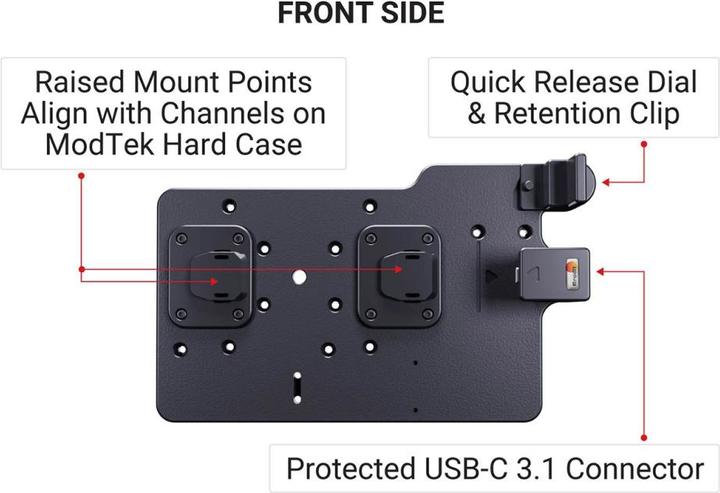 Actual product image Brodit ModTek Dock (basic holder) for Apple devices