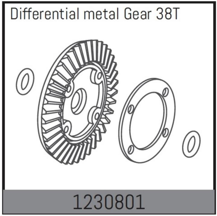 Produktbild Absima Differential-Kronrad 38T +Dichtung