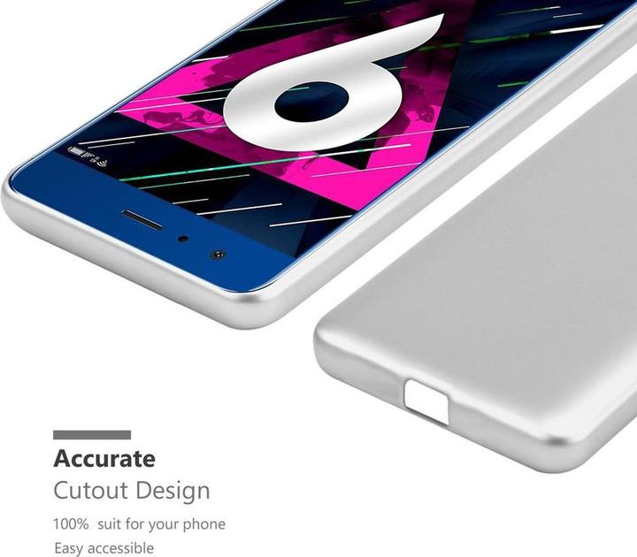 Image du produit Cadorabo Couverture métallique mate TPU (Honor 9)