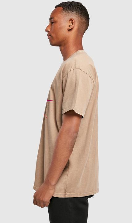 Actual product image Merchcode Colour Splash Player Acid Washed Oversized Tee - 117937 (XL)
