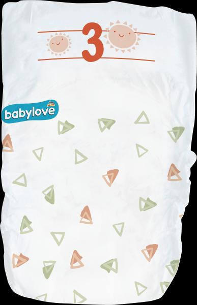 Produktbild dm babylove Premium-Windeln (Gr. 3, Tragepack, 46 Stück)