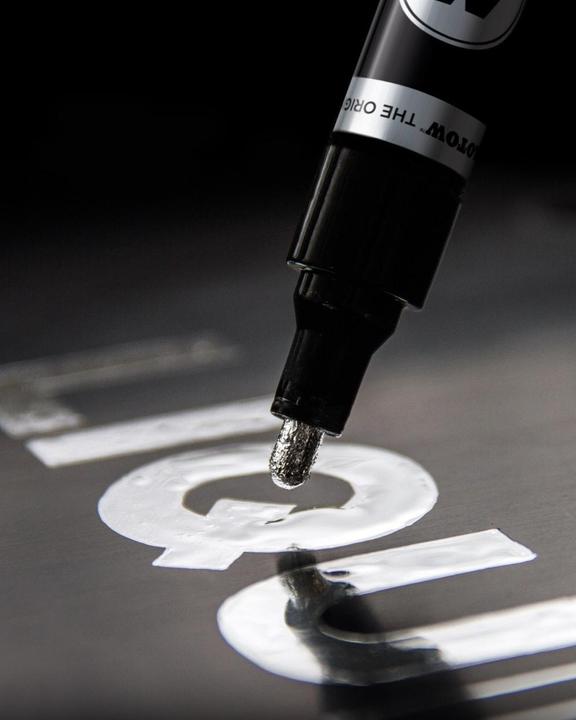 Image du produit Molotow Liquid Chrome Marker Set de 3 pièces 1+2+4mm (Chrome, 4 mm, 3 x)