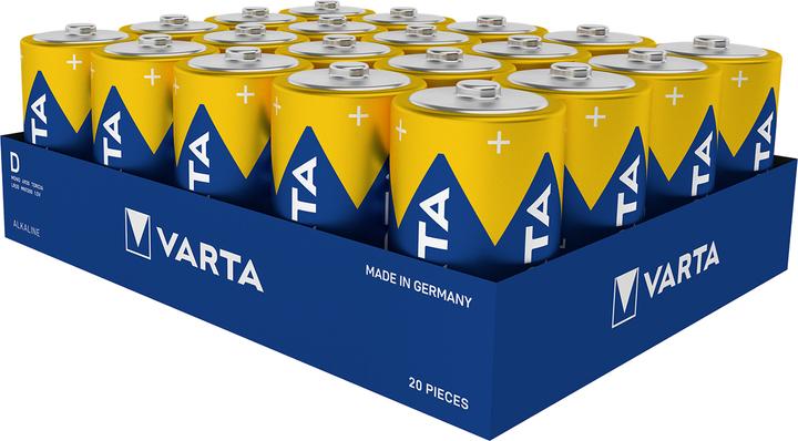 Varta Longlife Power ehem. High Energy Mono D Batterien 4920 im 20er Pack lose in Folie (20 Stk., D, 16500 mAh)