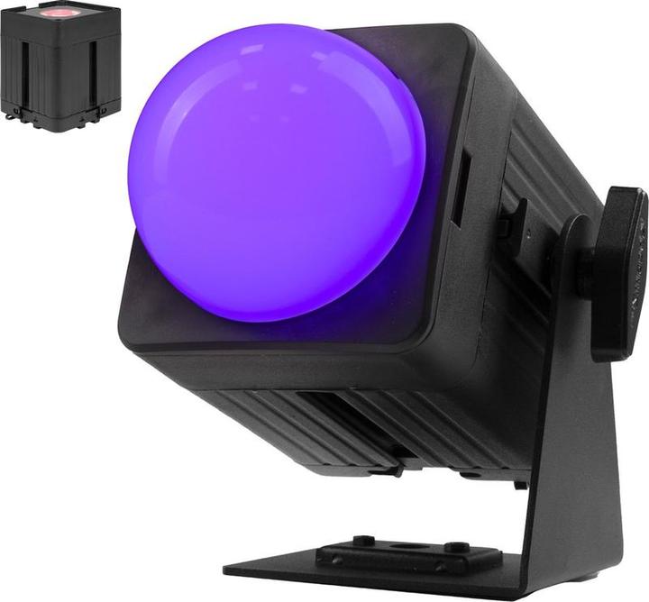 Actual product image BeamZ Professional Kube20BK Uplight set with 2x Kube20bk - IP65 - Black (LED)