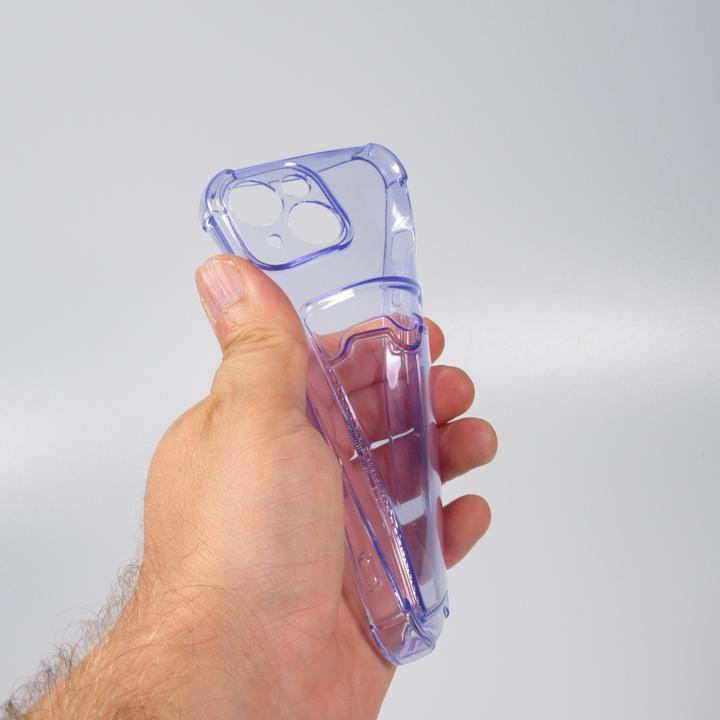 Immagine prodotto PhoneLook Paraurti in gel di silicone super flessibile con porta-carte trasparente (Apple iPhone 14)
