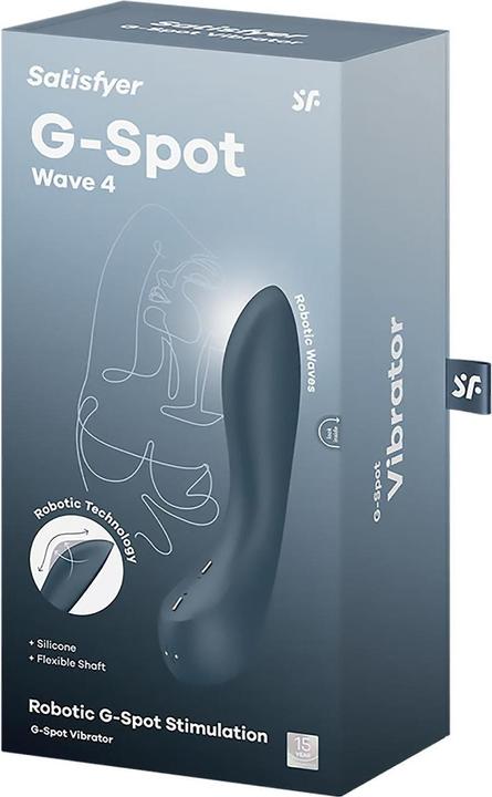 Actual product image Satisfyer - G-Spot Wave 4 12 vibration programme vibrator dark grey