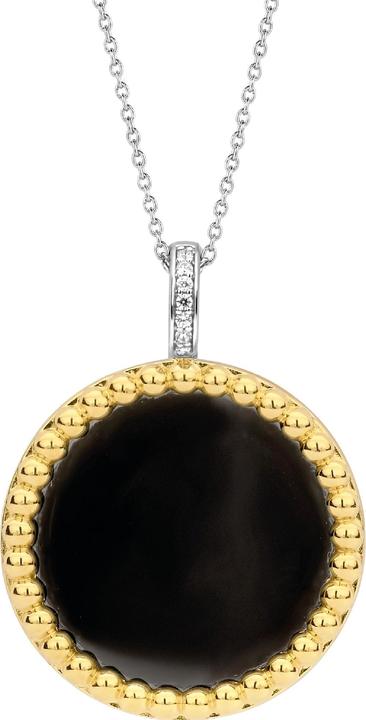 Immagine prodotto Ti Sento Milano Catena con ciondolo in onice bicolore placcato oro 6794BO (Argento 925, 45 cm)