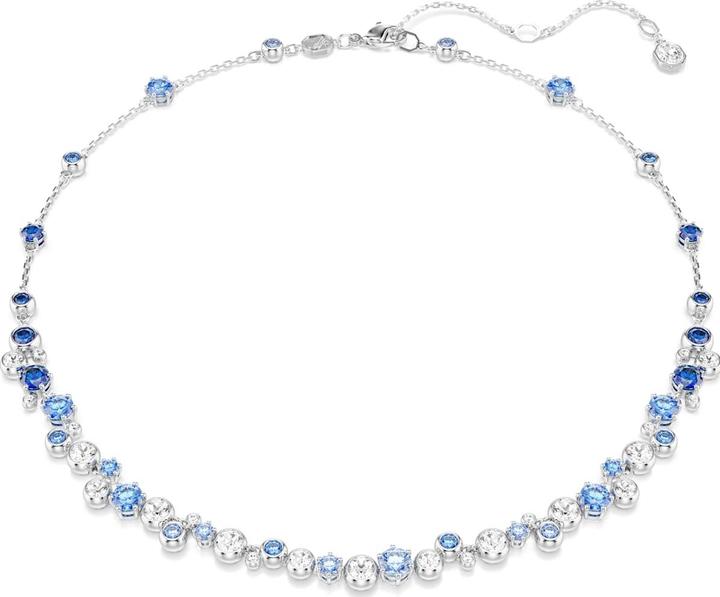 Immagine prodotto Swarovski Constella Halskette Verschiedene Schliffe Blau Rhodiniert