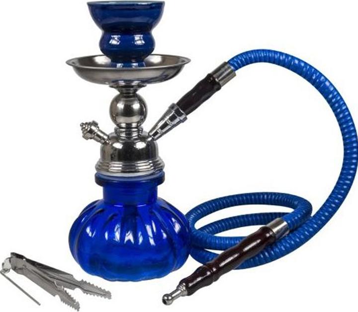 Kulu Sahbi Shisha 24 cm One Hose Deep Blue (24 cm)