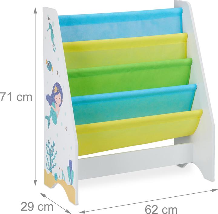 Produktbild Relaxdays Kinder Bücherregal