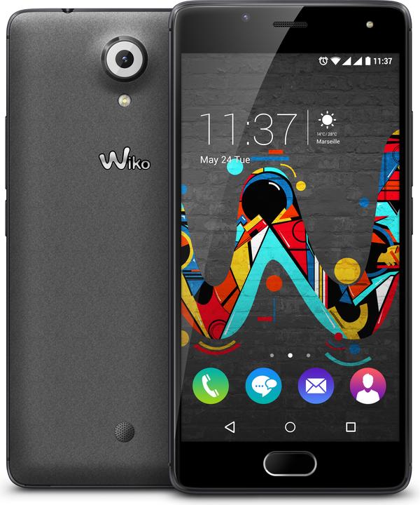 Wiko U Feel (16 Go, Space grey, 5", Double SIM hybride, 13 Mpx, 4G)