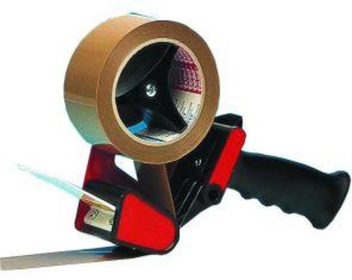 tesa tesapack CLASSIC Handabroller für Paketbänder mit bis zu 50 mm Breite