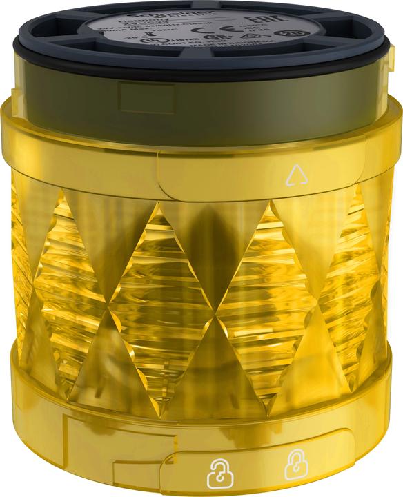 Produktbild Schneider Electric Yellow LED Beacon, Steady, 60mm, 24 V