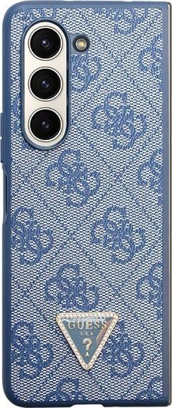Immagine prodotto Guess Custodia Triangolo 4G Logo in metallo per F946B Samsung Galaxy Z Fold5 - blu (Samsung Galaxy Z Fold5)