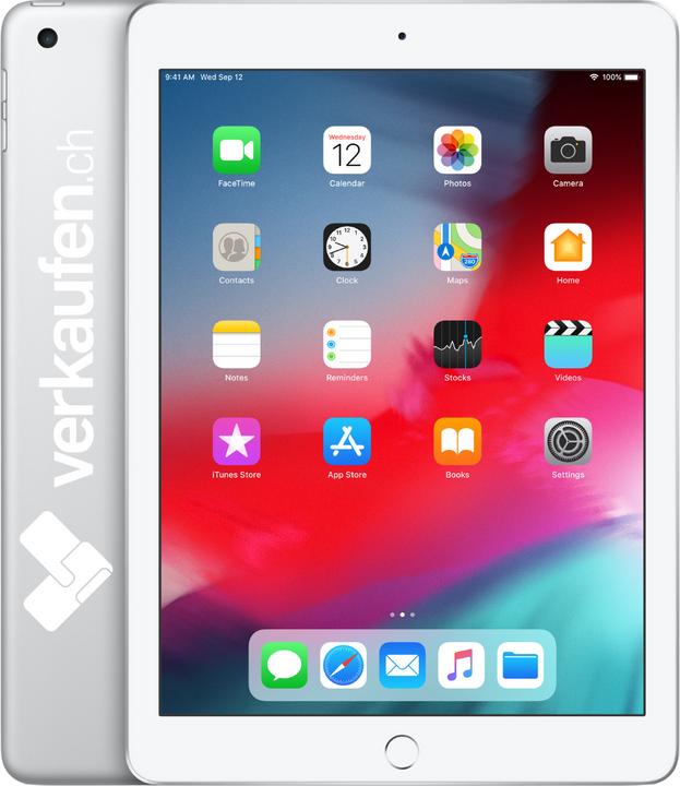 verkaufen.ch iPad 6 WiFi (nur WLAN, 9.70", 32 GB, Silver, B / Sehr gut)