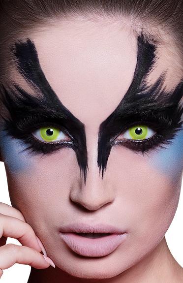 Actual product image Boland Contact lenses Krähe: 3-month lenses (Yellow)