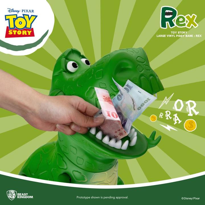 Produktbild Beast Kingdom Toy Story Piggy Bank tirelire Rex 46 cm