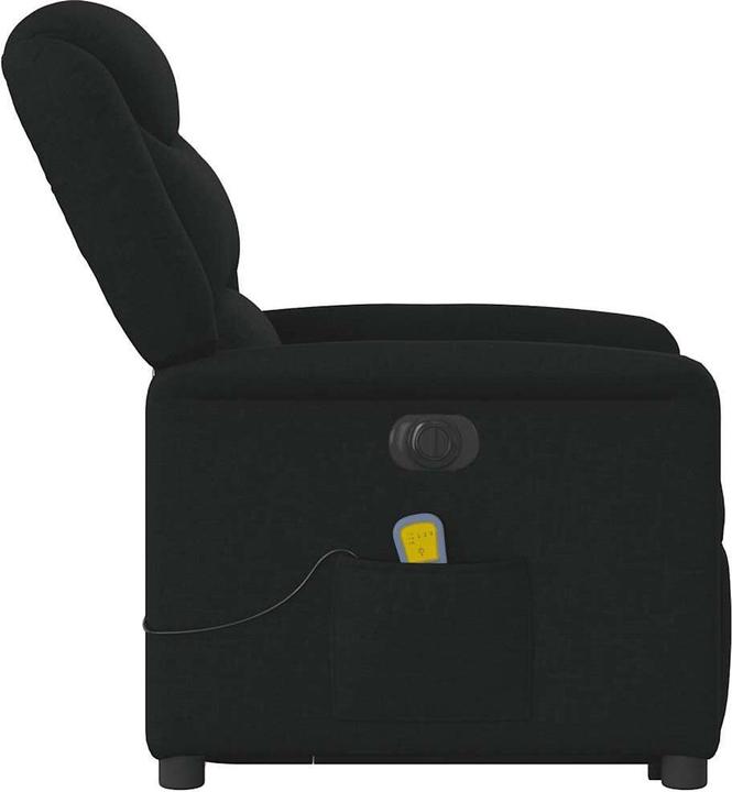 Immagine prodotto VidaXL Poltrona massaggiante elettrica con ausilio per la risalita, tessuto nero