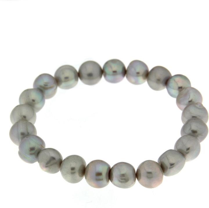 Immagine prodotto Leyda Bracciale Perle Argent Foncé (19 cm, Perle)