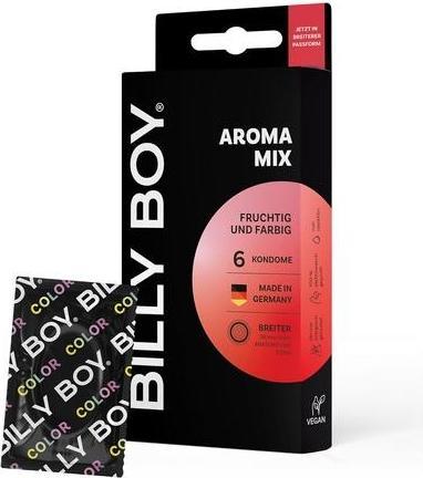 Produktbild Billyboy Billy Boy «Aroma Mix» 6 fruchtige Kondome für leckeren Oralverkehr (6 Stk.)