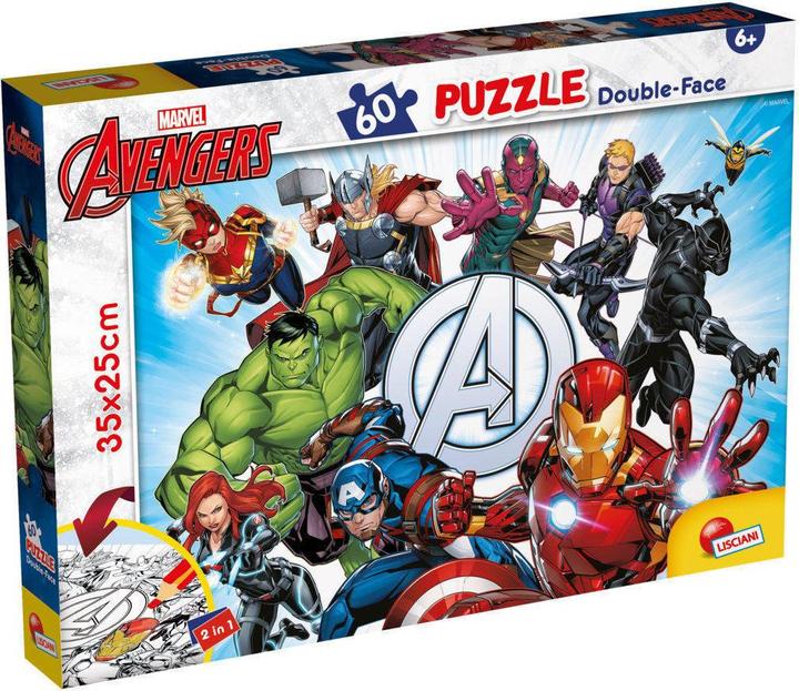 Produktbild Lisciani 99658 - - MARVEL PUZZLE DF M-PLUS 60 AVENGERS (60 Teile)