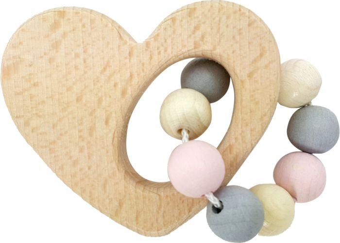 Actual product image Hess Grasping rattle heart