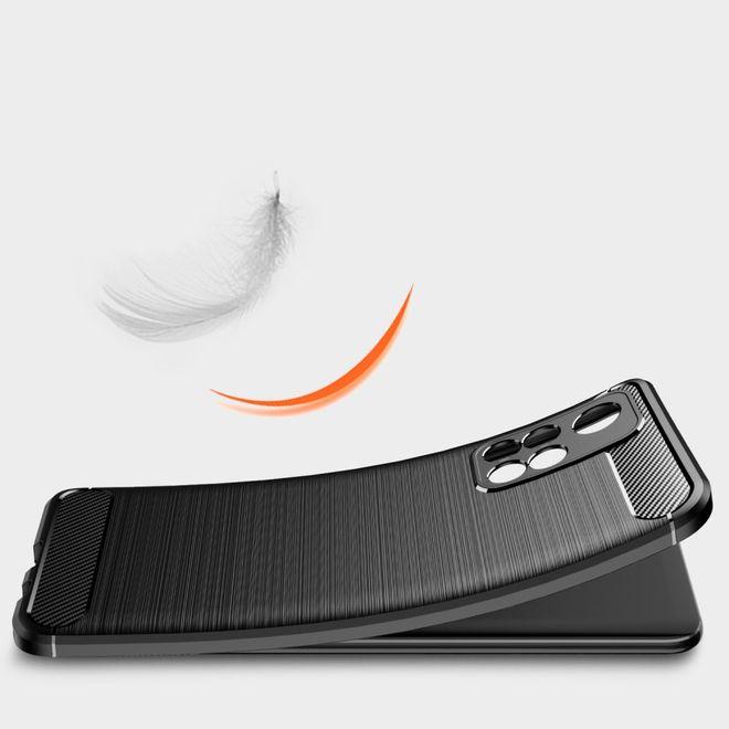 Actual product image MU Style Carbon Fiber TPU Softcase Series (Xiaomi Poco M4 Pro 5G)