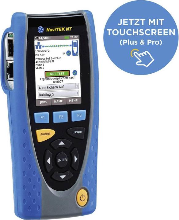 Produktbild Ideal NaviTEK NT Plus Netzwerkund Verifizierungstester für die Fehlersuche Touchscreen