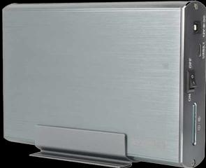 Actual product image Networx 3.5" HDD hard drive enclosure grey Grey (3.5")