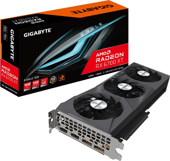 Image du produit Gigabyte Radeon RX 6700 XT Eagle (12 Go)