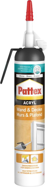 Produktbild Pattex Wand und Decke Acrylat (0.40 kg, Weiss, 200 ml)